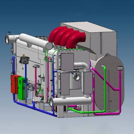 Space cooling plant